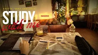 Thumbnail: 2-HOUR STUDY WITH ME CAFE ☕ | Rainy Cozy Coffee Shop Ambience | No Music | Pomodoro 50/10