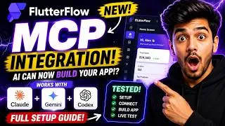 Thumbnail: FlutterFlow MCP is INSANE! AI Can Now Build Your Entire App (Full Test)
