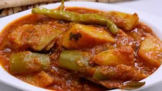 Thumbnail: Beerakaya Curry ఇలా చేస్తే ప్లేట్ ఖాళీ అవ్వాల్సిందే | Beerakaya Aloo Curry Telugu | RidgeGourd Curry