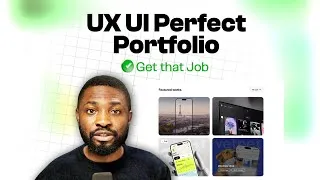 Thumbnail: The PERFECT UX/UI Portfolio That Gets You Hired
