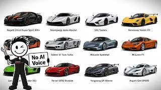 Thumbnail: Hyper Car Mechanic Explains The Fastest Production Cars Ever Made