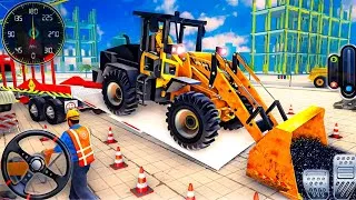 Thumbnail: JCB Excavator Dumping Sand at Construction Site #1 - City Park Installation Game - Android Gameplay 