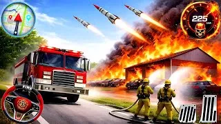 Thumbnail: Real Fire Truck Driving Simulator 2025 - Pro Fire Fighting Fireman's Daily Job - Android Gameplay 
