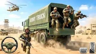 Thumbnail: Army Truck Driving Simulator 3D - Military Truck and Helicopter War - Android GamePlay 