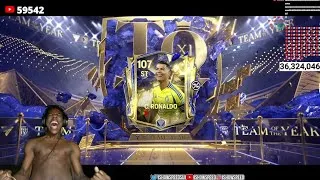 Thumbnail: IShowSpeed Packs TOTY & UTOTY Ronaldo in FC Mobile!