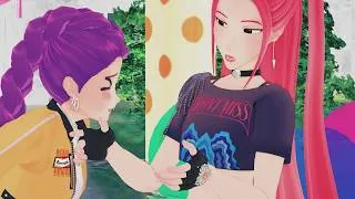 Thumbnail: You wanna a kisses?💋| Kpop Demon Hunters MMD