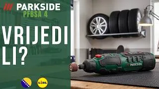 Thumbnail: 4 V AKU PRECIZNA BUŠILICA-BRUSILICA Parkside PFBSA 4 B2 BOSNIA AND HERZEGOVINA BOSANSKI LIDL