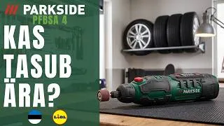 Thumbnail: 4 V AKUGA PEENPUUR-LIHVIMISMASIN Parkside PFBSA 4 B2 EESTI KEEL ESTONIAN LIDL
