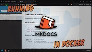 Thumbnail: Run MkDocs - Read the Docs Alternative - in Docker