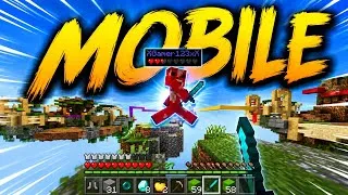 Thumbnail: I Played BedWars on MOBILE… They Were NOT Ready! 😱🔥 | Minecraft BedWars