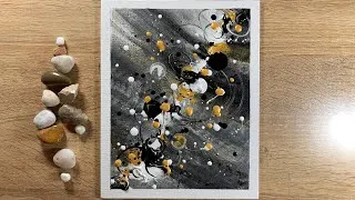 Thumbnail: Dots Abstract Painting | Simple & Easy | Acrylics On Canvas | Satisfying Art