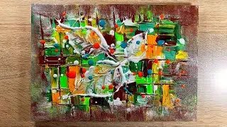 Thumbnail: One Technique, Endless Creativity! Abstract Painting | Acrylics | Prolific Collection | Time Lapse