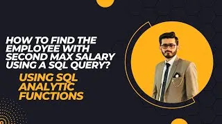 Thumbnail: Mastering Employee Salary Analysis: Finding the Second Highest Salary | Method 2