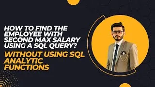 Thumbnail: Mastering Employee Salary Analysis: Finding the Second Highest Salary | Step-by-Step Tutorial