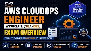 Thumbnail: AWS CloudOps Engineer (SOA-C03) | Full Exam Overview 🚀 Complete Guide