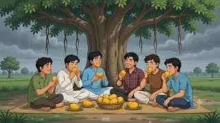 Thumbnail: 1990 की स्कूल पिकनिक यात्रा | अचानक से आई बारिश में फँसी पिकनिक बस | चार दोस्तों की बारिश में पिकनिक
