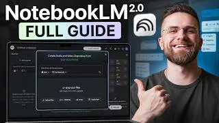 Thumbnail: How to Use NotebookLM 2.0 After the Big Update (NotebookLM Tutorial)