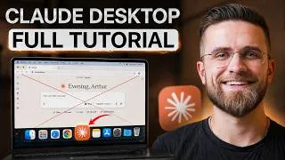 Thumbnail: Claude Desktop Tutorial: How to Use Claude Beyond the Basics (Web vs Desktop)
