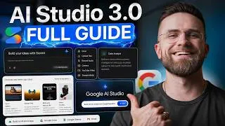 Thumbnail: NEW Google AI Studio 3.0 Tutorial: How to Create Full-Stack AI Apps for FREE