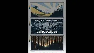 Thumbnail: Landscapes - Huely 2025 - colour palette 1