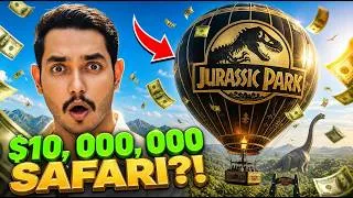 Thumbnail: I Spent $10 MILLION on a Hot Air Balloon Ride in Jurassic World!😱...DAY 14 of DAY 100