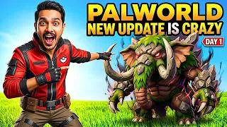 Thumbnail: PALWORLD NEW UPDATE IS CRAZY! 😱 | DAY 1 LEGENDARY ADVENTURE