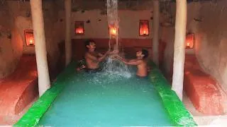 Thumbnail: Built The Ultimate Secret Underground Survival House with a Private Pool & Hobbit House