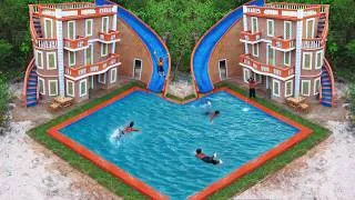 Thumbnail: [Full Video]Build Creative Water Slide Park To Underground Swimming Pool & Beautiful Villa House