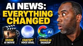 Thumbnail: Higgsfield Open Sources $500K AI Movie; ChatGPT Voice Killer?; Google AI Shakeup