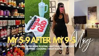 Thumbnail: A Realistic 5–9 After My 9–5 | Productive Evening Routine ☾