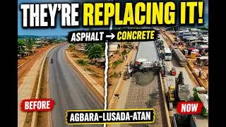Thumbnail: The Asphalt Is Being Replaced With Concrete! | Sokoto-Badagry Highway Update