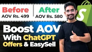 Thumbnail: How I Use ChatGPT To Create High-Converting Offers in EasySell (🚀4 Types of Offers To Boost AOV)