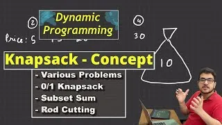 Thumbnail: Knapsack Concept and Variations: Dynamic Programming | EP 94