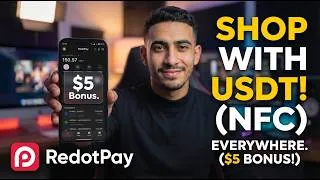 Thumbnail: How to Shop Globally with Crypto: RedotPay Virtual Visa Guide (2026)