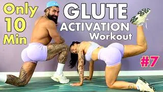 Thumbnail: GLUTE ACTIVATION WORKOUT! 10 Minute, No Equipment "Circuit Series EP.7"