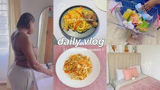 Thumbnail: living alone diaries 🌷| days in my life | Grocery shopping | home cooking, life as an introvert