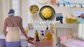 Thumbnail: living alone diaries 🌷| days in my life | home cooking | Room reset, life as an introvert