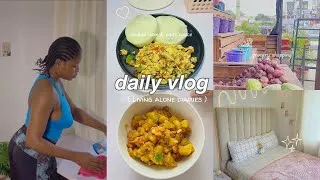 Thumbnail: living alone diaries 🌷| days in my life | Grocery shopping | home cooking, life as an introvert