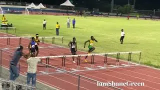 Thumbnail: Dejour Russell | Odario Phillips | Kahiem Carby | Men’s 110m Hurdles | All-comers 2023