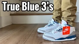 Thumbnail: Air Jordan 3 True Blue 2026 Review & On Feet