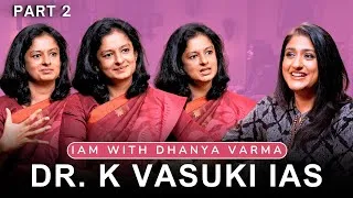 Thumbnail: P 2/2 Dr K VASUKI IAS Interview | Self Development, Spirituality, Personal Growth | Dhanya Varma