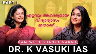 Thumbnail: P1/2 DR K VASUKI IAS Interview | Education, Anger Management, Meditation, Parenting | Dhanya Varma