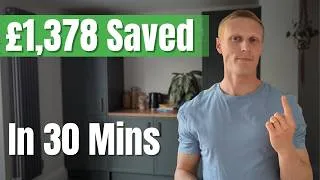 Thumbnail: How I Saved £1,378 in 30 Minutes