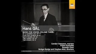 Thumbnail: Hans Gál -  Nachtmusik; Carolyn Sampson, Pixels Ensemble, Borealis Choir
