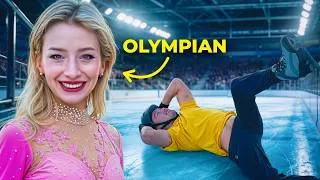 Thumbnail: Olympian Teaches Gymnast Figure Skating (Ft. Amber Glenn)