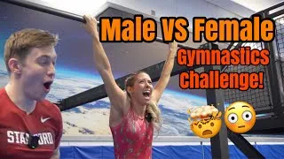 Thumbnail: Male vs. Female Gymnastics Challenge! 🤸🏼‍♂️ (Ft. Sophialand)