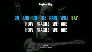 Thumbnail: Fragile by Sting - KARAOKE
