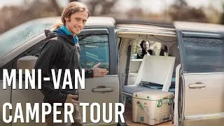 Thumbnail: Mini-Van Camper Tour || Self Built || 2013 Town and Country