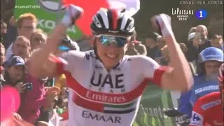 Thumbnail: BREAK THROUGH RIDE! Tadej Pogacar shows the FUTURE in Vuelta Tour Spain 2019!