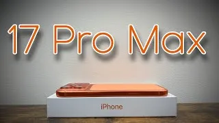 Thumbnail: iPhone 17 Pro Max Cosmic Orange - Unboxing, Comparison & First Impressions!